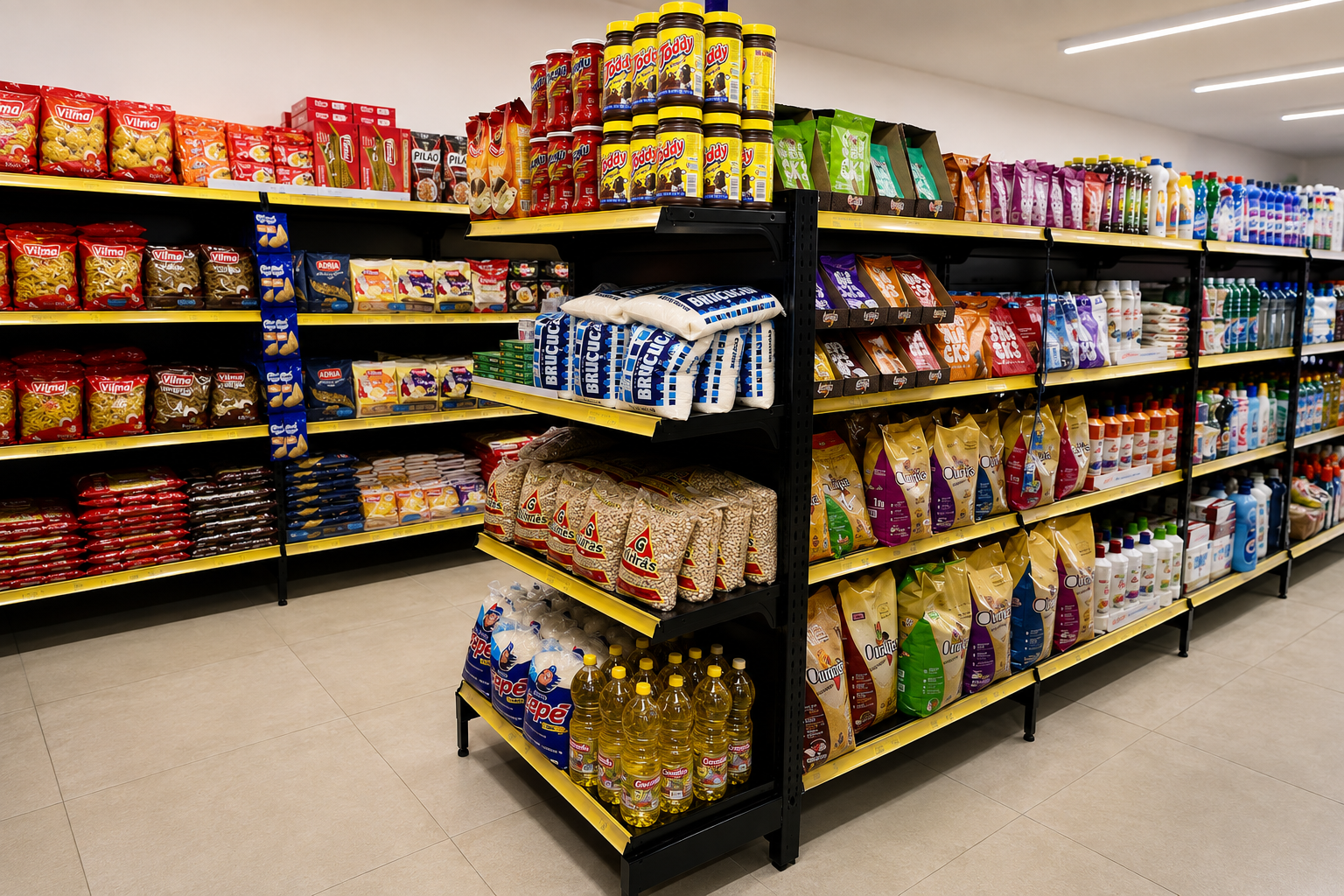 Mercados, mercearias e supermercados